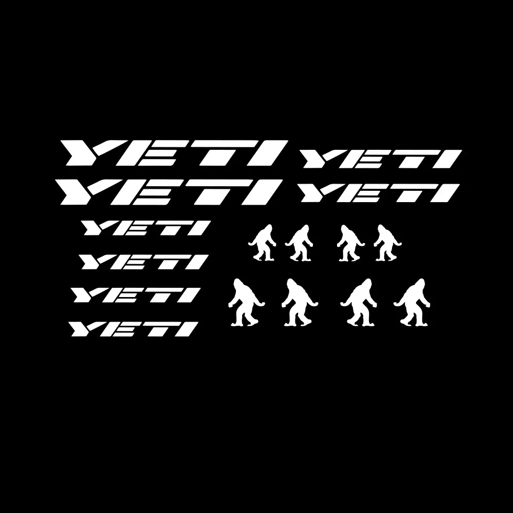 Mountain Biking Equipment - Waterproof Vinyl Cut Stickers Decals for