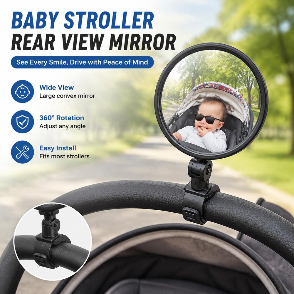 2Pcs Bike Mirror Adjustable Ha - Mountain Biking For Kids recension och pris