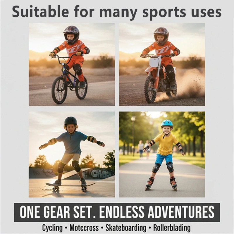 Anti-Fall Kids Knee Elbow Pads - Mountain Biking Knee And Elbow Pads recension och pris