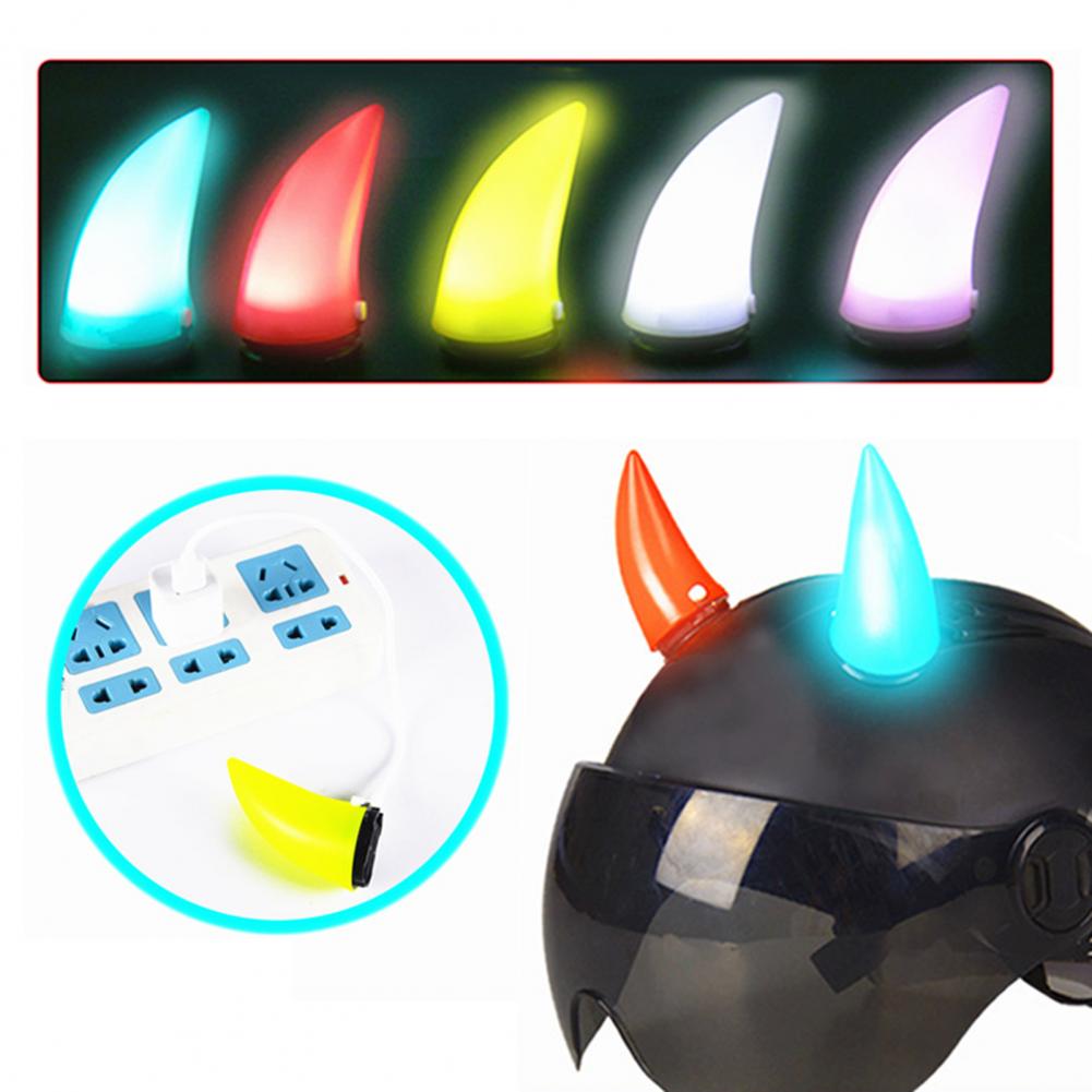 Motorcycle Helmet Devil Horns  - Mountain Biking Equipment recension och pris