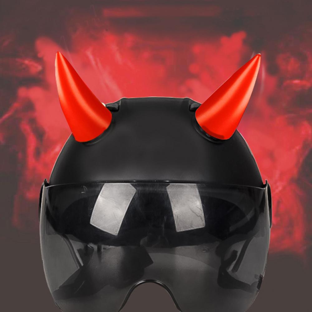Motorcycle Helmet Devil Horns  - Mountain Biking Equipment recension och pris