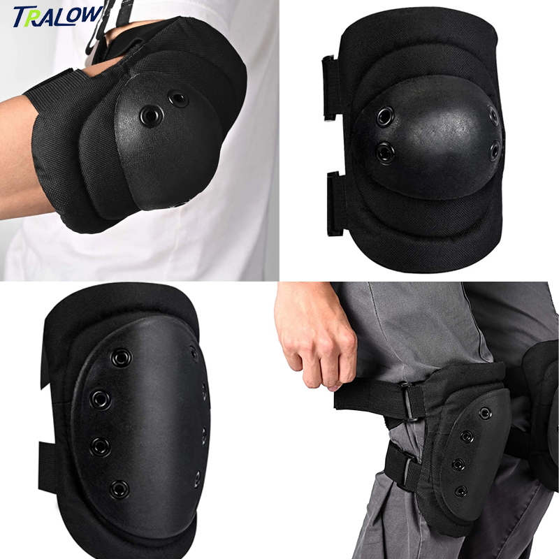 TRALOW 4in1 Knee Elbow Wrist P - Mountain Biking Knee And Elbow Pads recension och pris