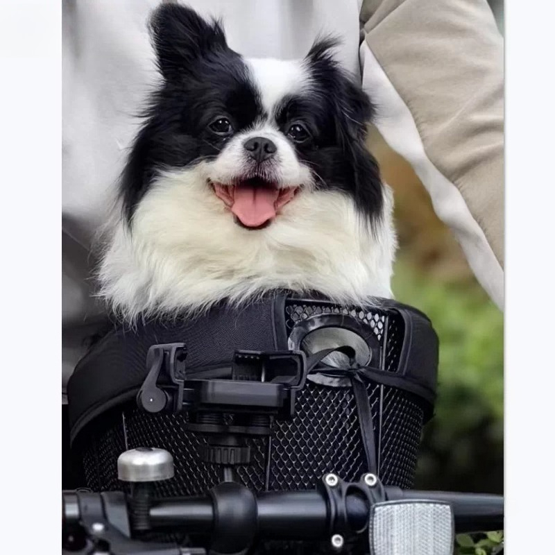 Foldable Bicycle Dog Basket,Pe - Mountain Biking With Dog recension och pris