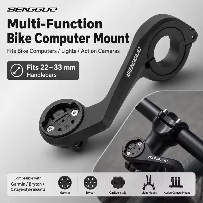 GPS Bike Computer Mount Holder - Mountain Biking Lights recension och pris