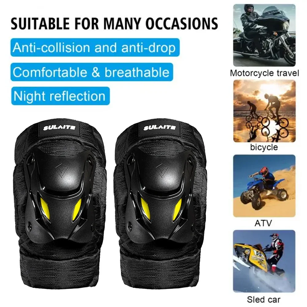 1Pair Electric Bike Motorcycle - Mountain Biking Knee And Elbow Pads recension och pris
