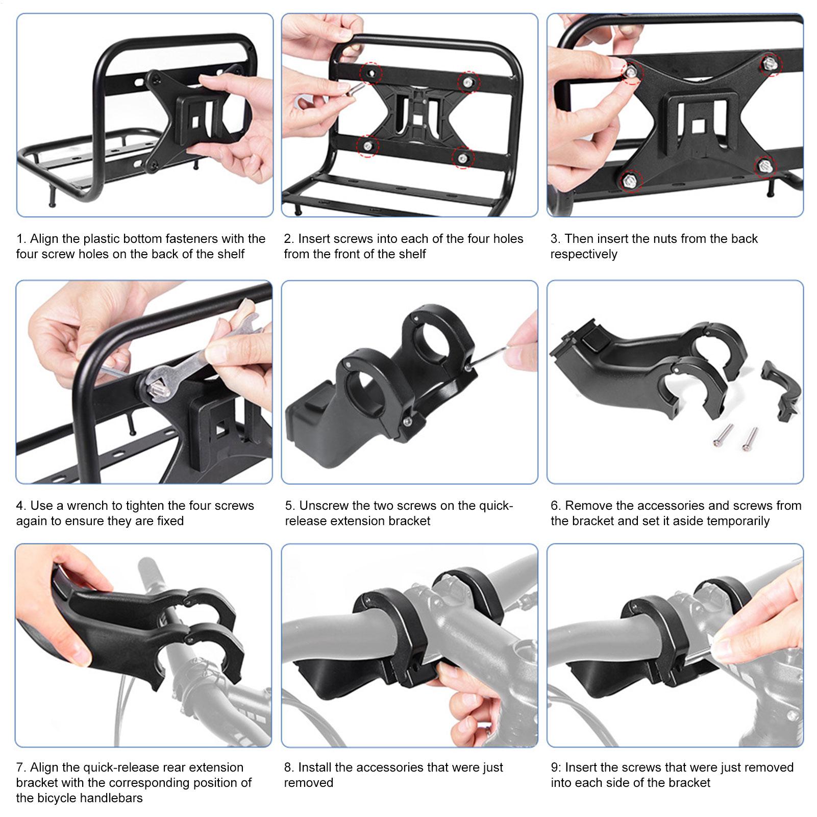 Front Bike Rack Quick Release  - Mountain Biking For Kids recension och pris