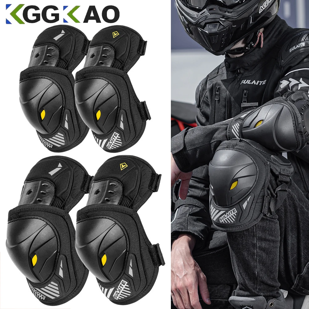 1Pair Electric Bike Motorcycle - Mountain Biking Knee And Elbow Pads recension och pris