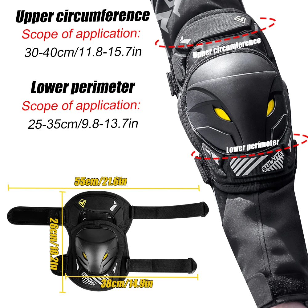 1Pair Electric Bike Motorcycle - Mountain Biking Knee And Elbow Pads recension och pris