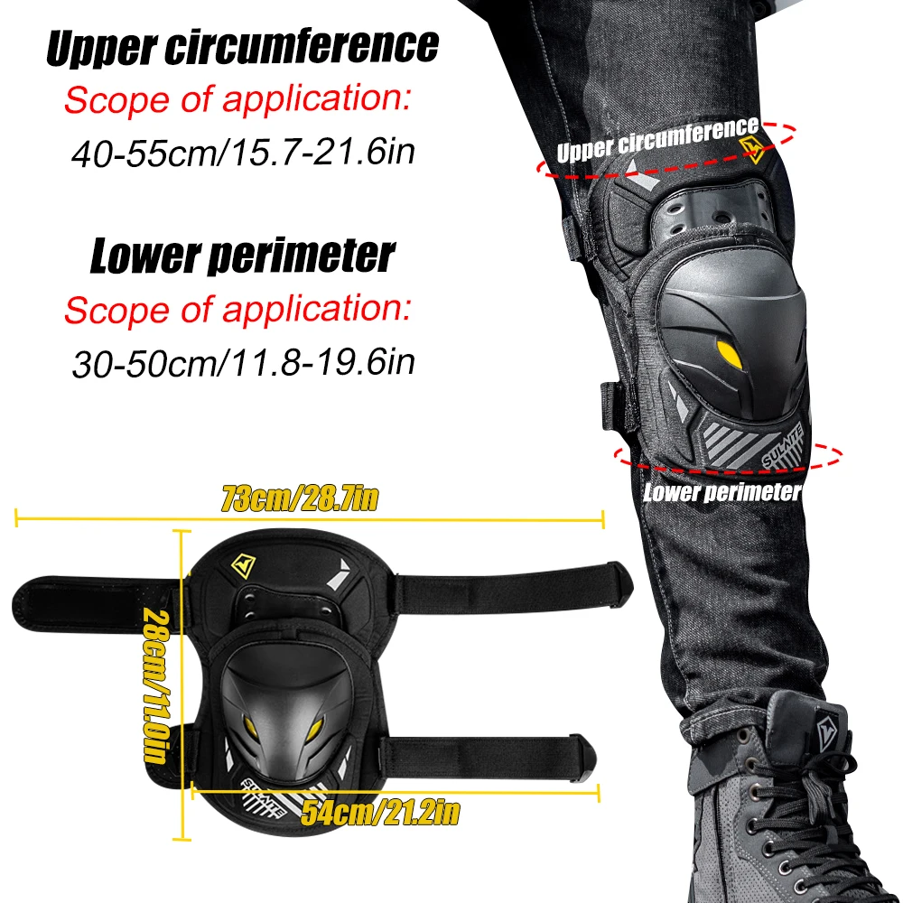 1Pair Electric Bike Motorcycle - Mountain Biking Knee And Elbow Pads recension och pris