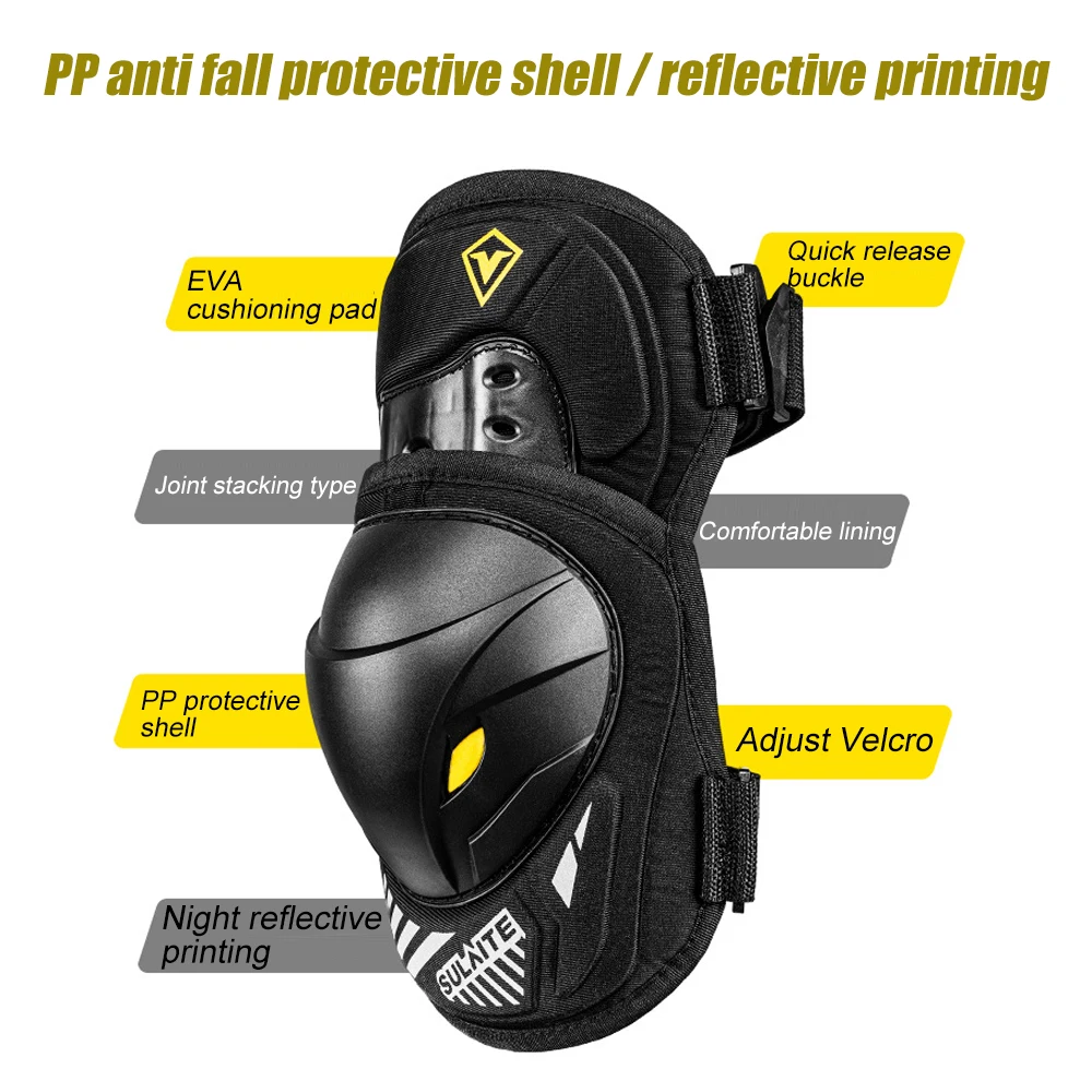 1Pair Electric Bike Motorcycle - Mountain Biking Knee And Elbow Pads recension och pris