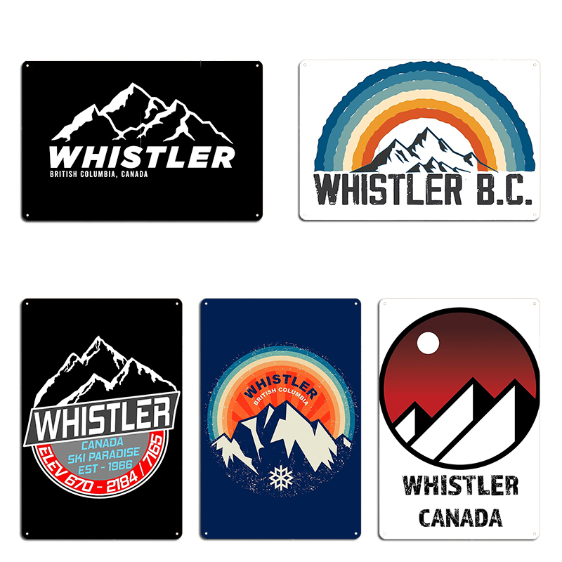 Retro Ski Whistler B.C Canada  - Mountain Biking Whistler recension och pris