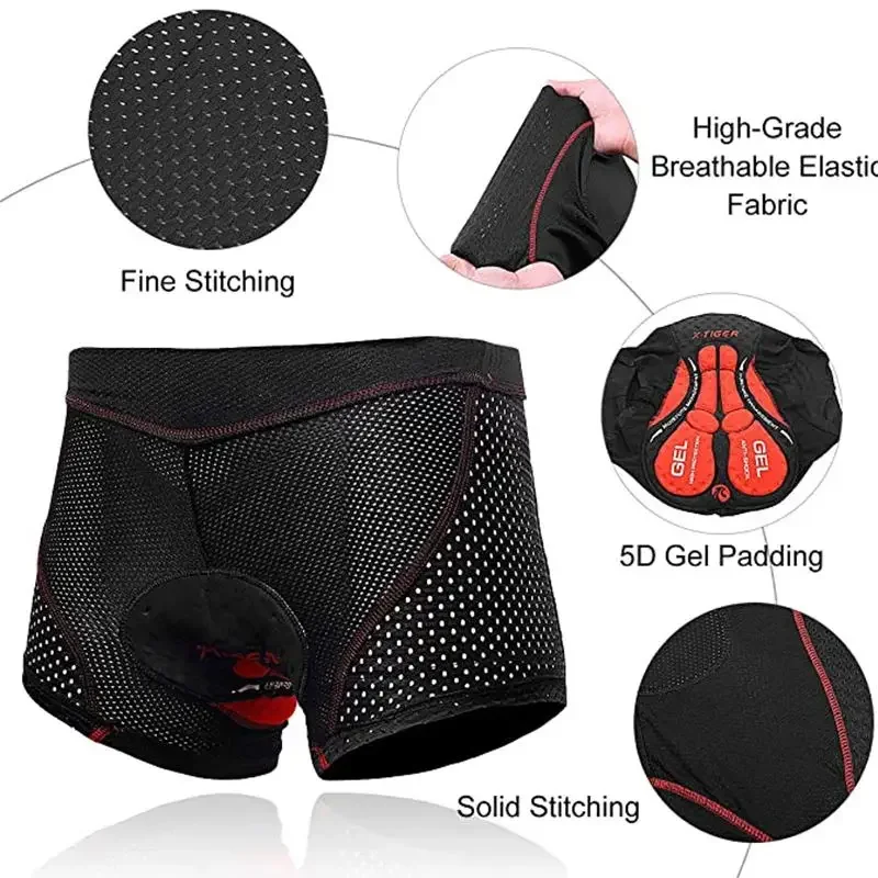 X-TIGER Men's Cycling Underwea - Mountain Biking Underwear recension och pris