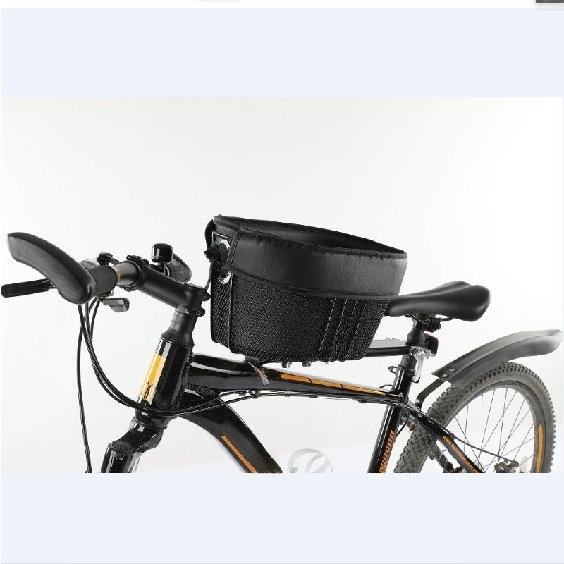 Saddle‑Mount Bicycle Pet Baske - Mountain Biking With Dog recension och pris