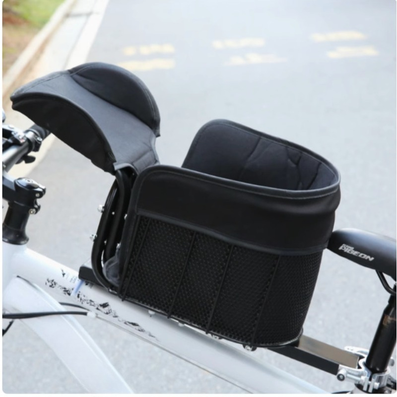 Saddle‑Mount Bicycle Pet Baske - Mountain Biking With Dog recension och pris