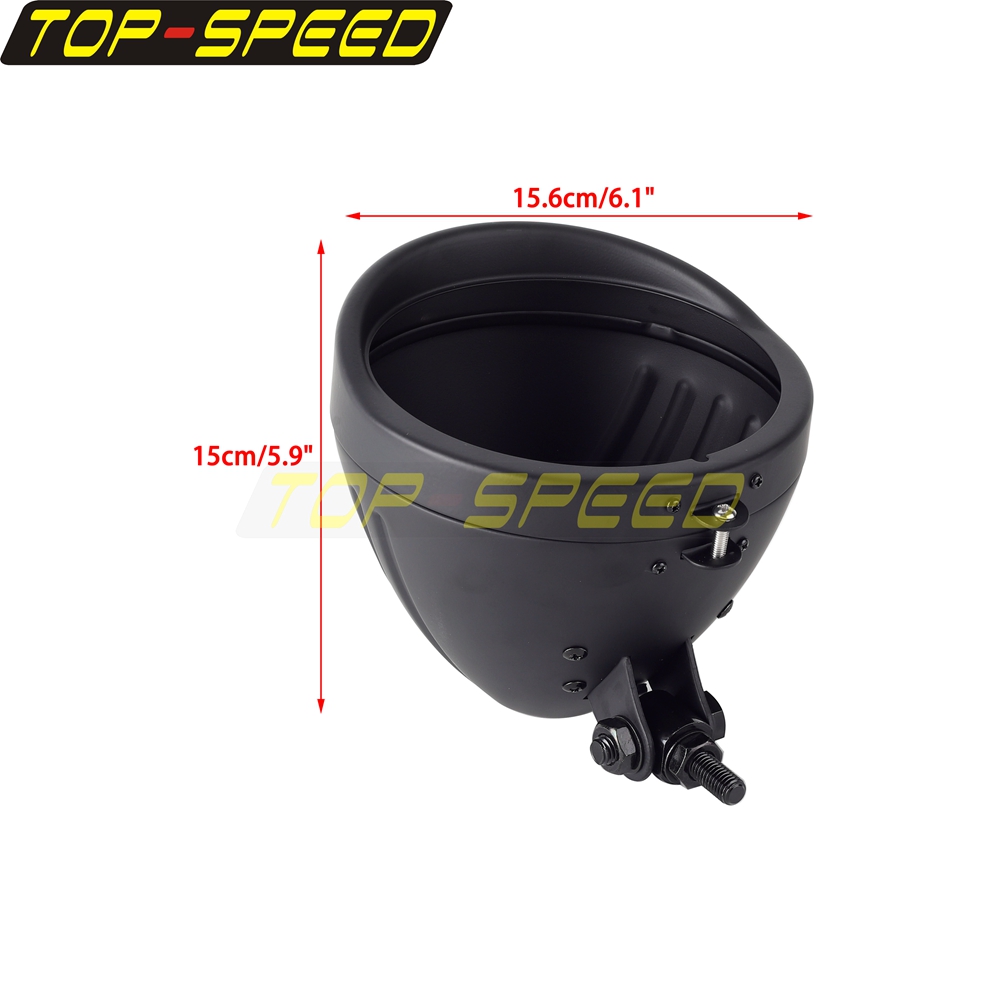 Black/Chrome Motorcycle Headla - Mountain Biking With Dog recension och pris