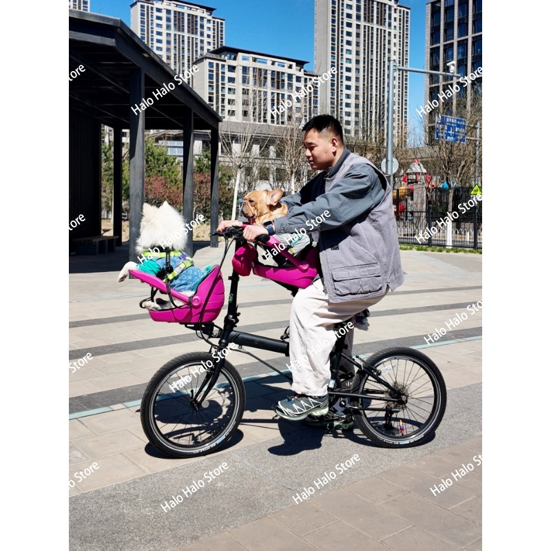 Suitable for Small Cloth Foldi - Mountain Biking With Dog recension och pris